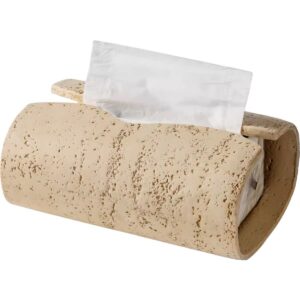 Modern Cave Stone Tissue Box