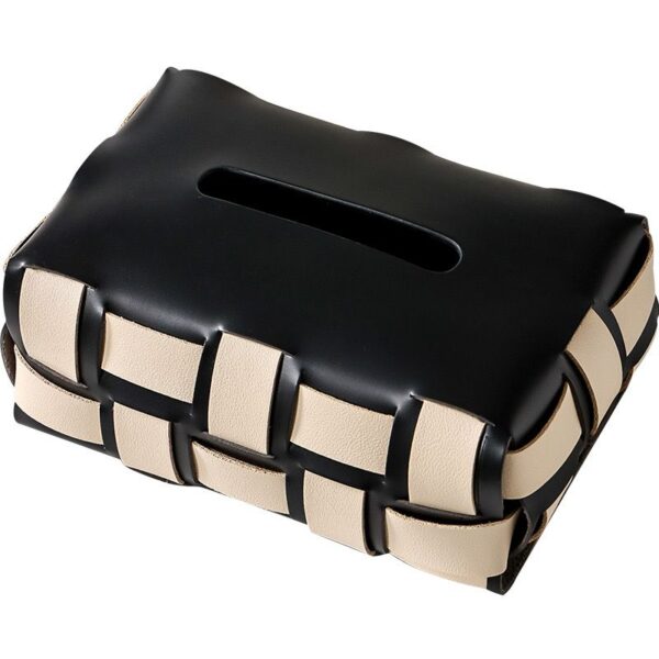 Stylish Leather Tissue Box
