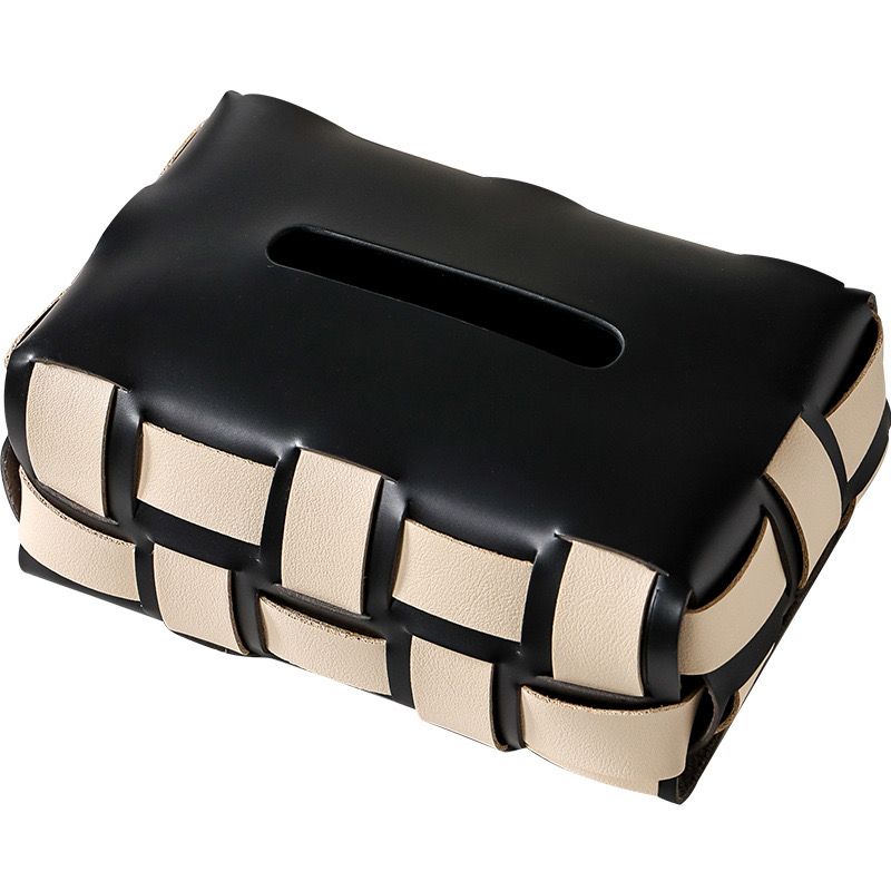 Stylish Leather Tissue Box