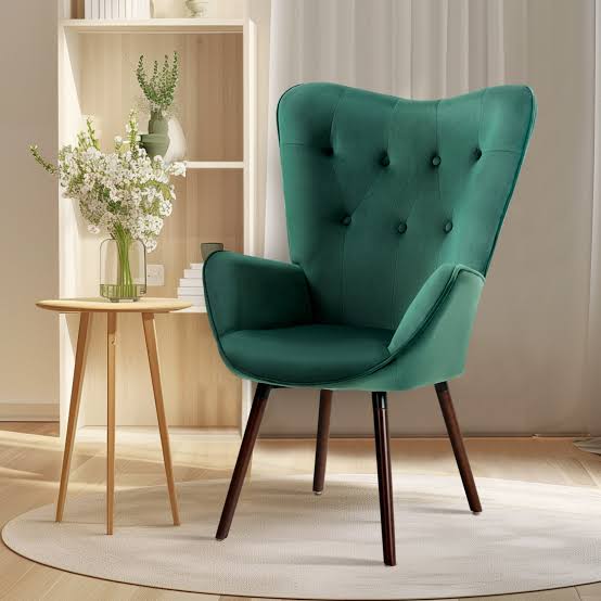 Velvet Tufted Accent Chair