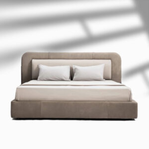 Elegant Padded Headboard Bed